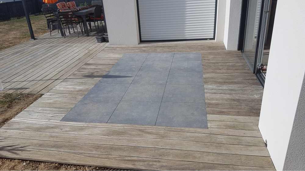 Beslou Paysage Paysagiste Cesson Sevigne Terrasse Bois Et Carrelage 1