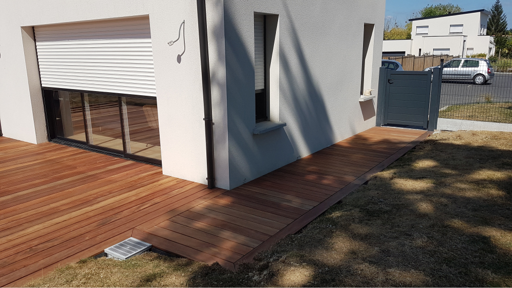 Beslou Paysage Paysagiste Cesson Sevigne Terrasse Bois Exotique 1