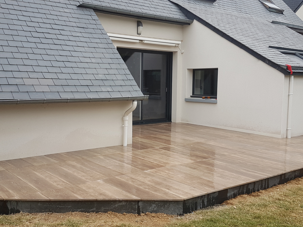 Beslou Paysage Paysagiste Cesson Sevigne Terrasse Gres Cerame 1